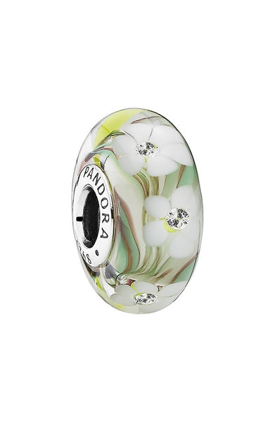 'Wild Flowers' Murano Glass Charm