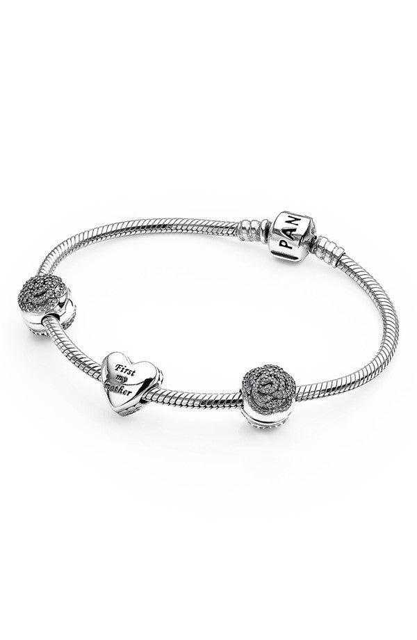 'Bouquet of Love' Boxed Mother's Day Charm Bracelet Gift Set ($225 Value)